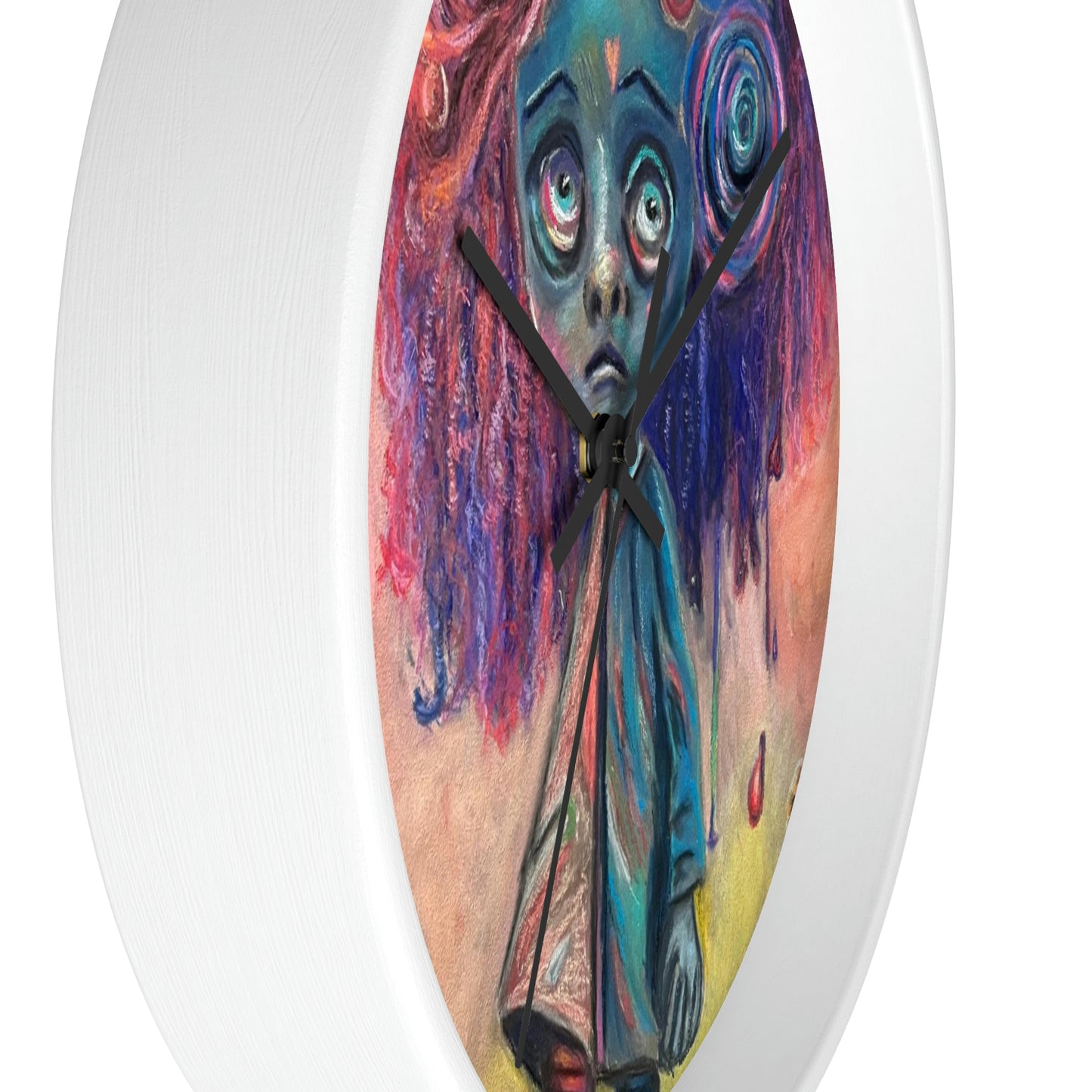 Surreal Art Wall Clock Lottie in Limbo