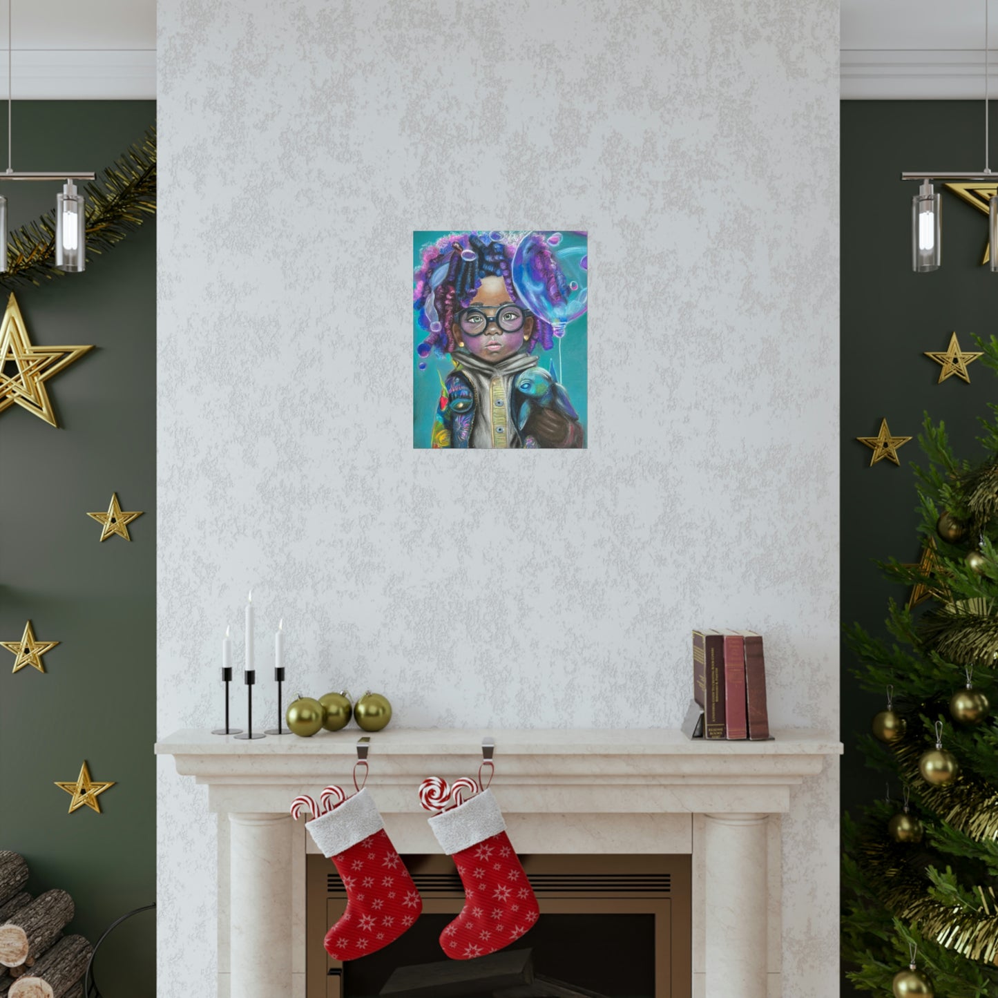 Premium Matte Vertical Posters: Amari Underwater