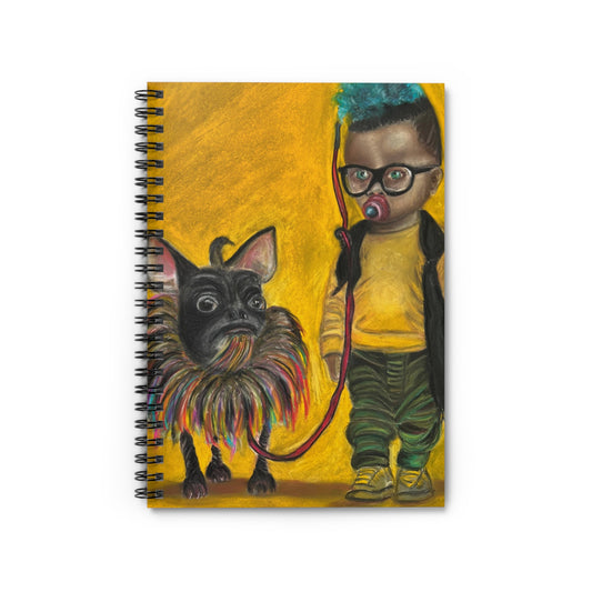 Jun Kidlat and his Dog Melchor Spiral Notebook - Ruled Line