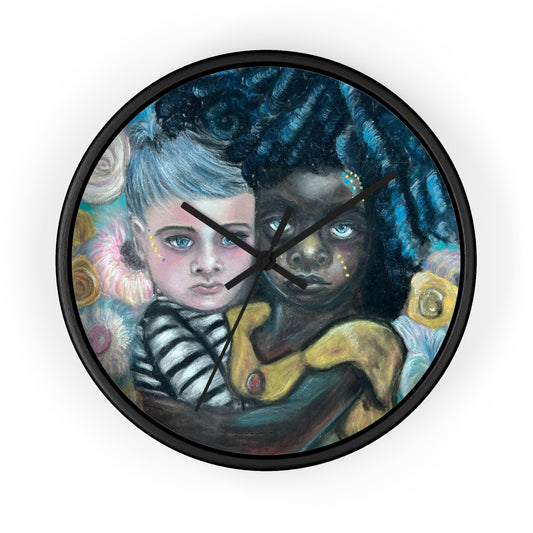 Surreal Art Wall Clock Sisters of Mercy II