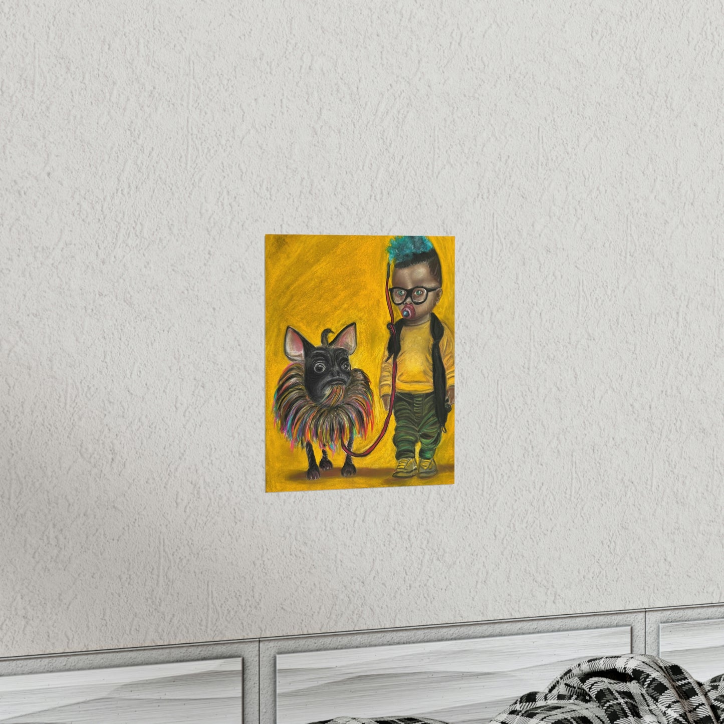 Premium Matte Vertical Posters:Jun Kidlat and his dog Melchor