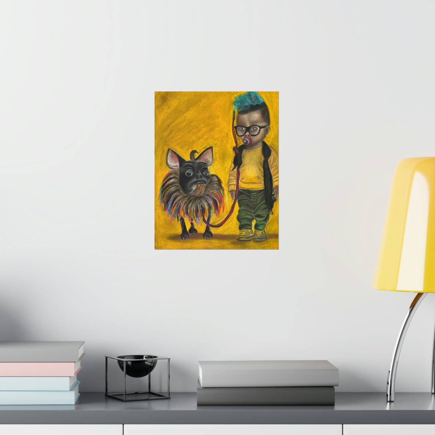 Premium Matte Vertical Posters:Jun Kidlat and his dog Melchor